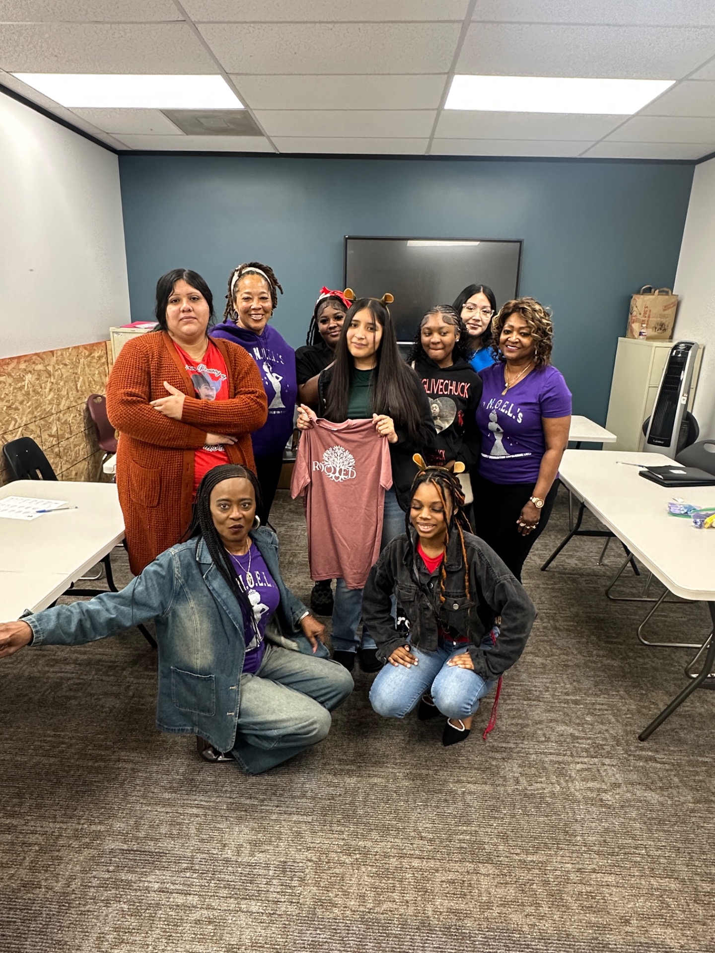 Rooted in Purpose with our mentees 